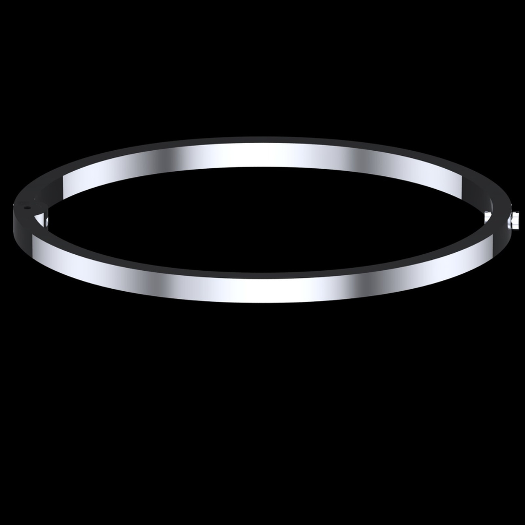 Pyramid Stud Pavé Diamond Bangle Bracelet in White Gold