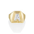 Personalized Luxury Letter Ring