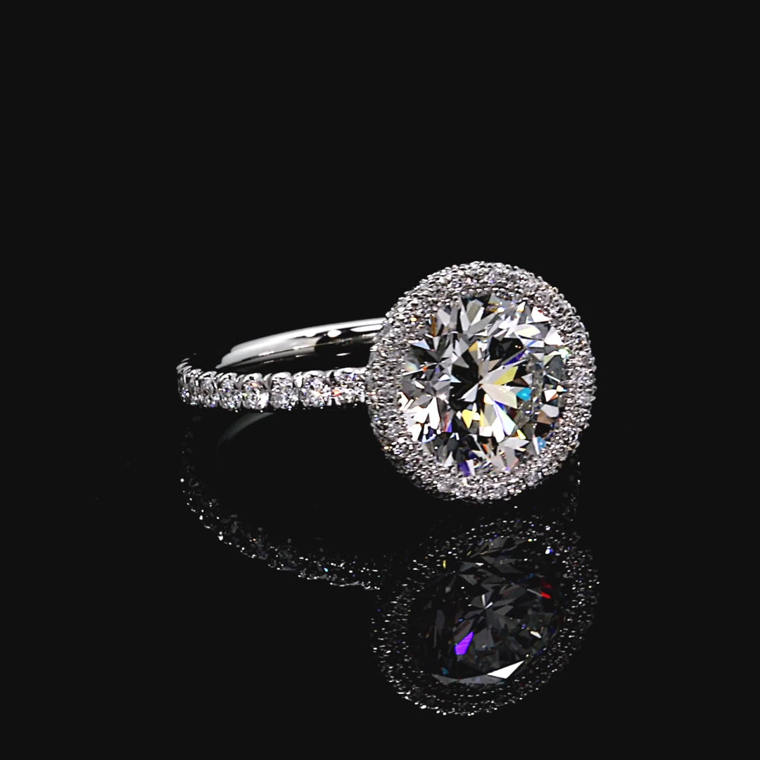 ROUND CUT LAB DIAMOND RING