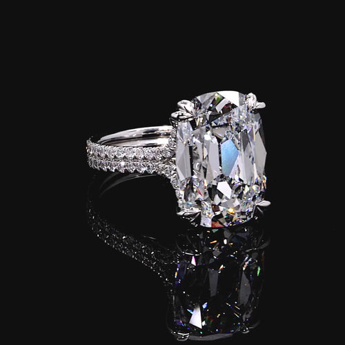 CUSHION CUT LAB DIAMOND DAN MOR