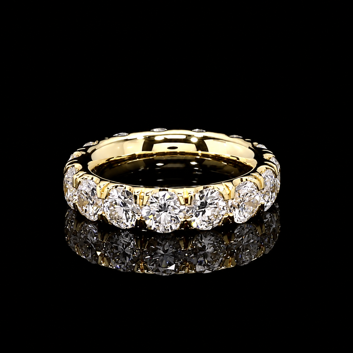 Large Lab Diamond Eternity Band