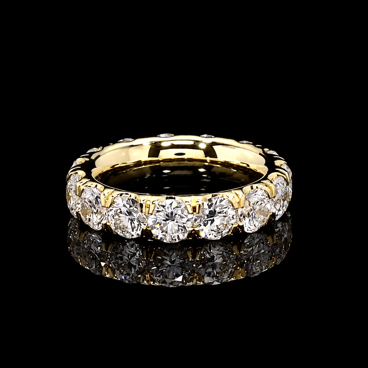 Large Lab Diamond Eternity Band