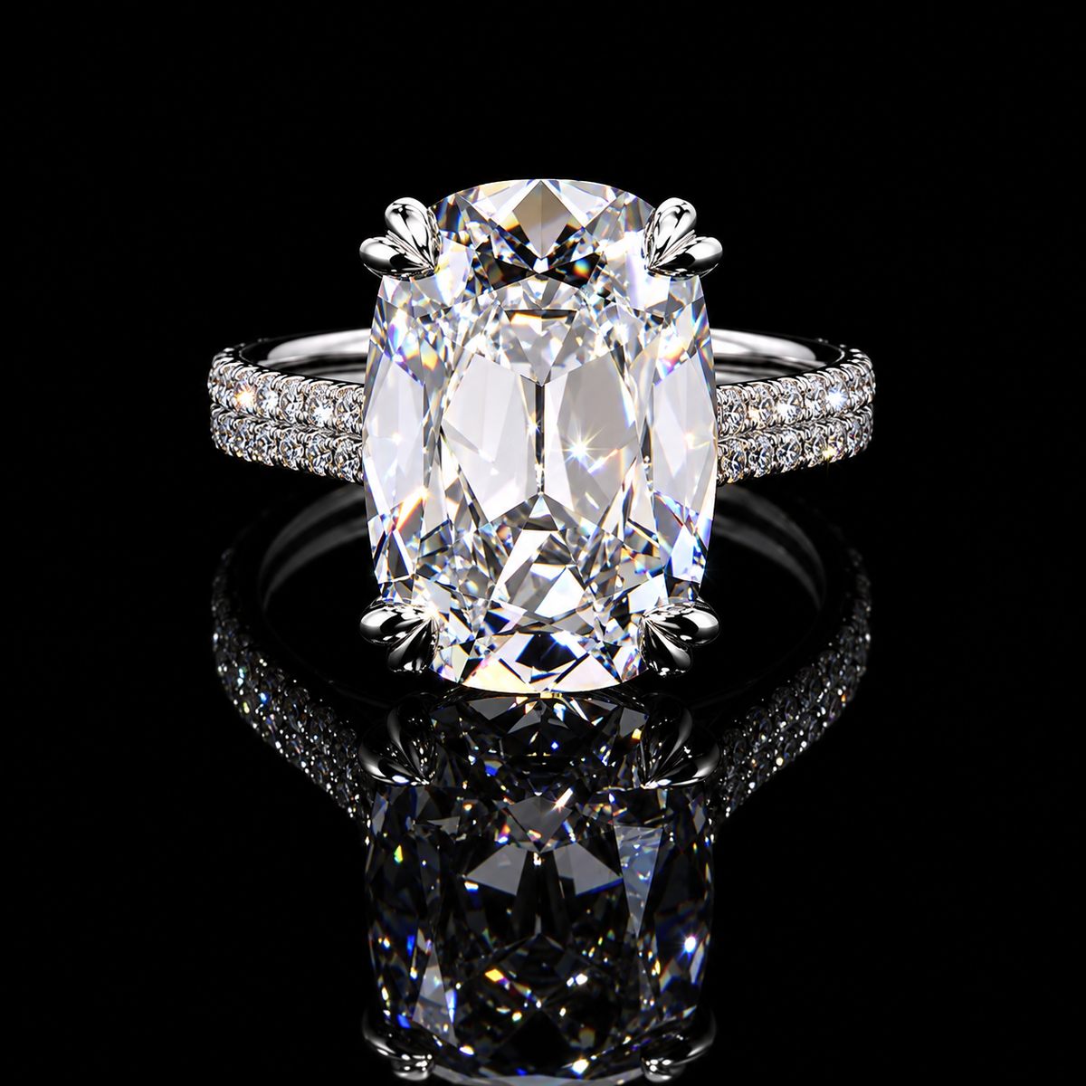 CUSHION CUT LAB DIAMOND DAN MOR