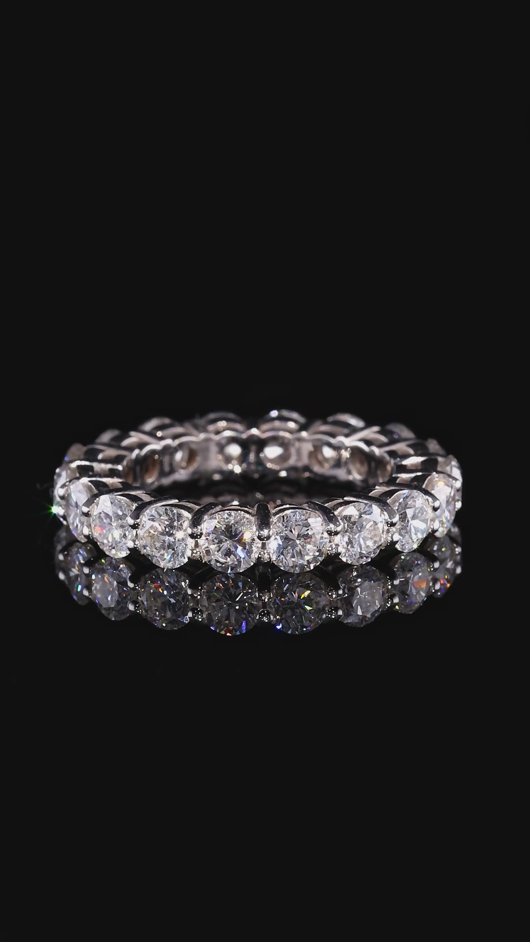 Round Diamond Full Eternity Band Dan Mor Diamonds