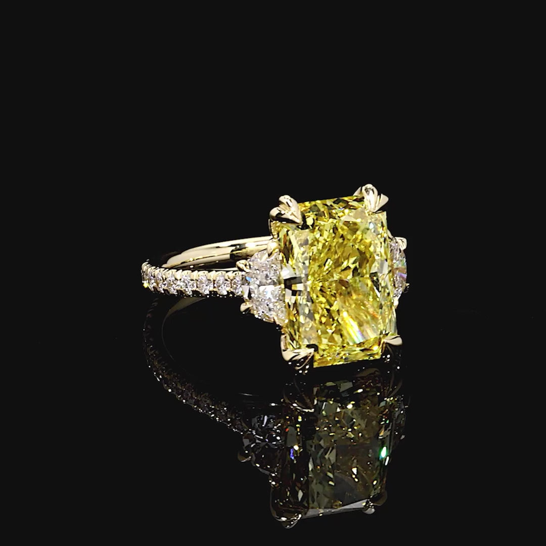 RADIANT YELLOW DIAMOND RING