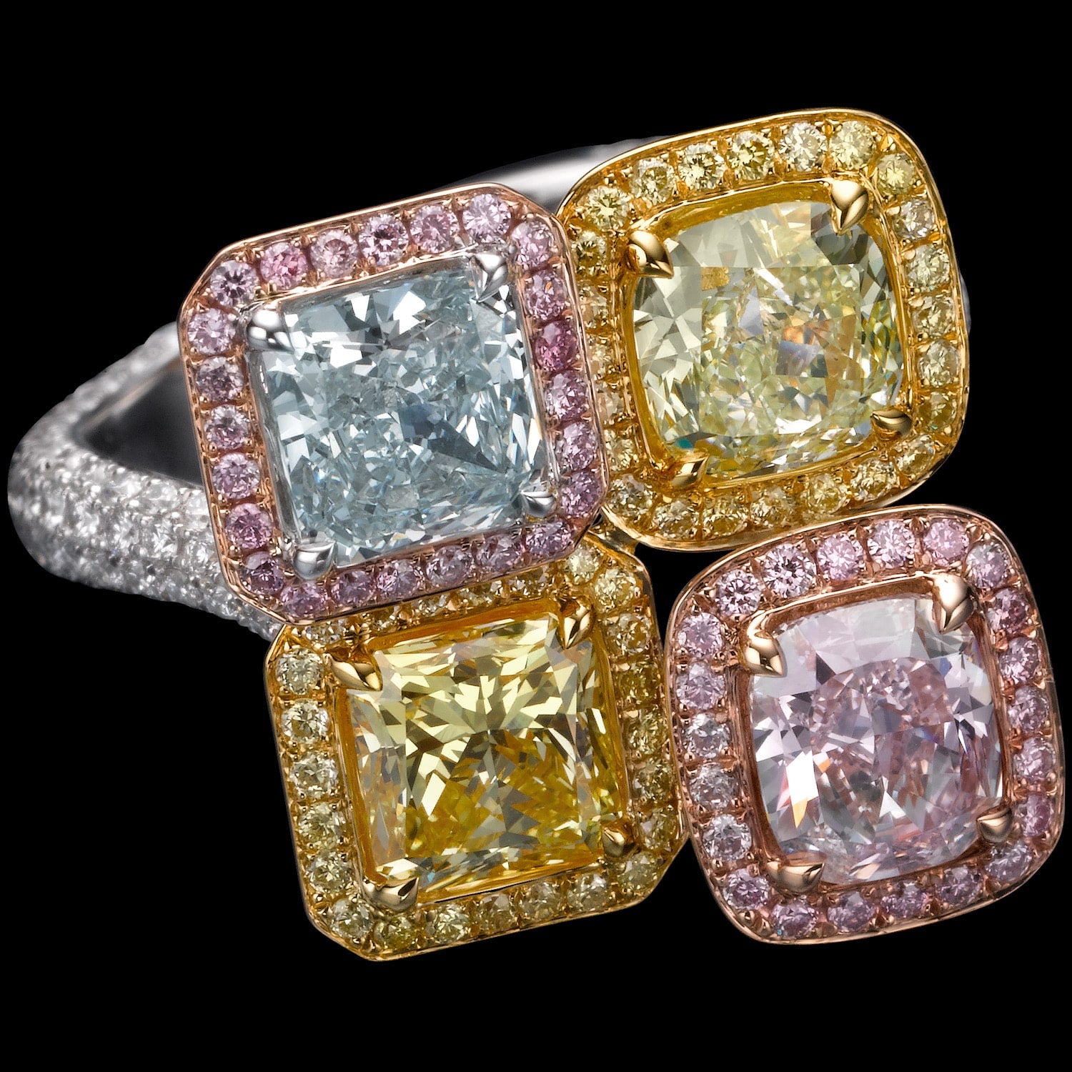 over 4 carat fancy color diamond