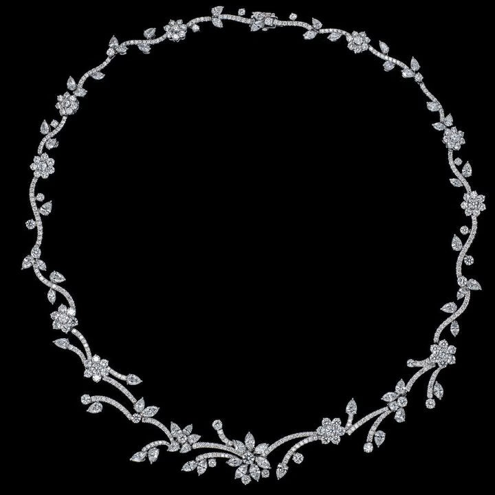 Garden-inspired Diamond Necklace