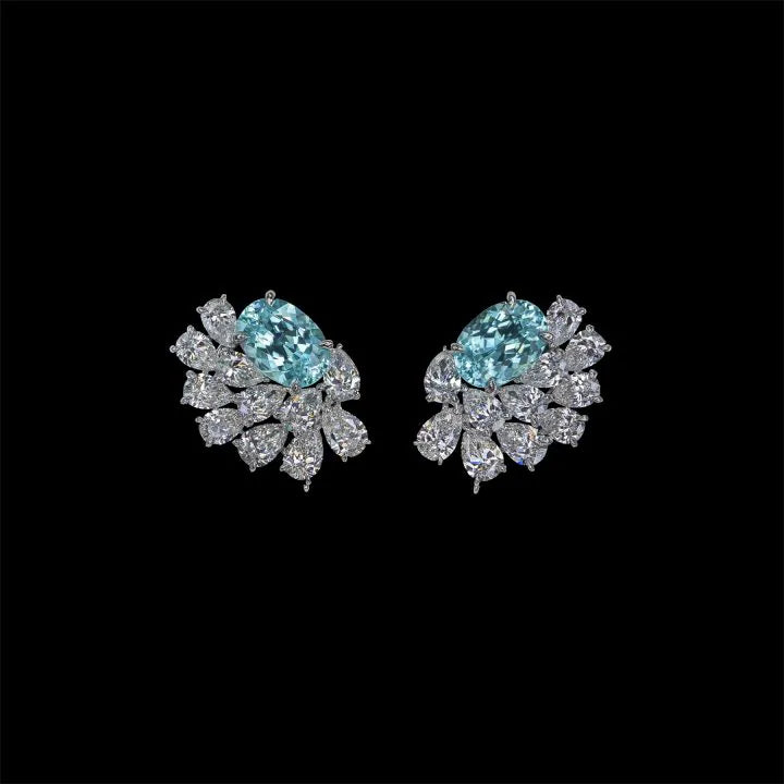 Ocean Crest Aura Earrings