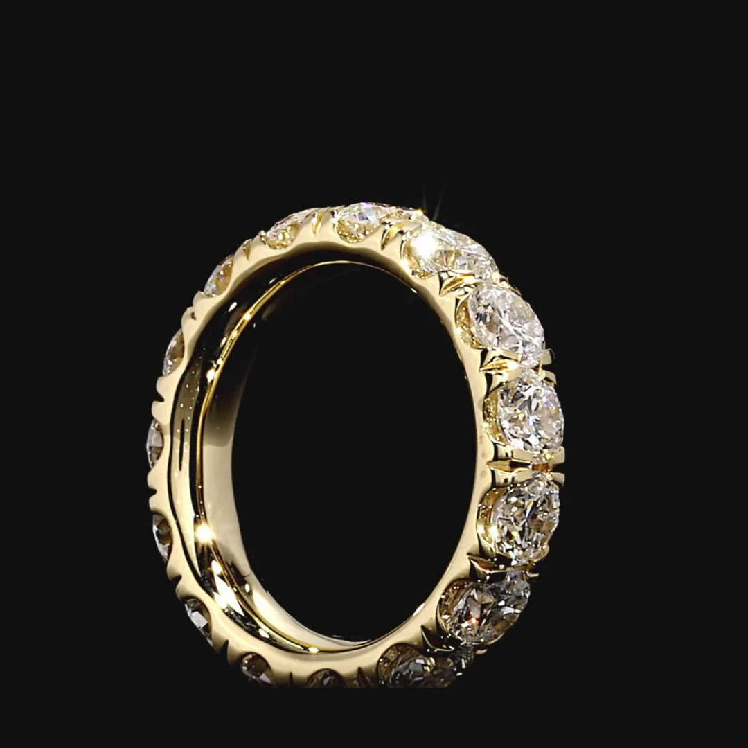 Large Lab Diamond Eternity Band