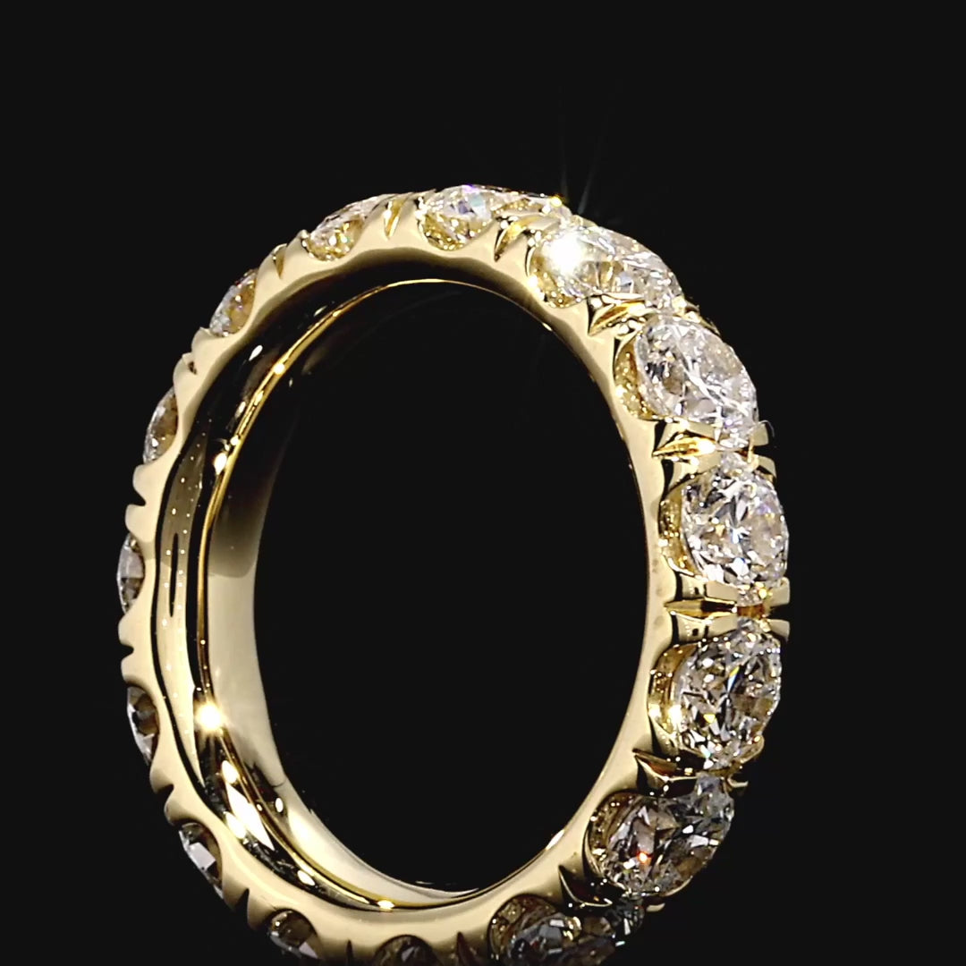 Large Lab Diamond Eternity Band