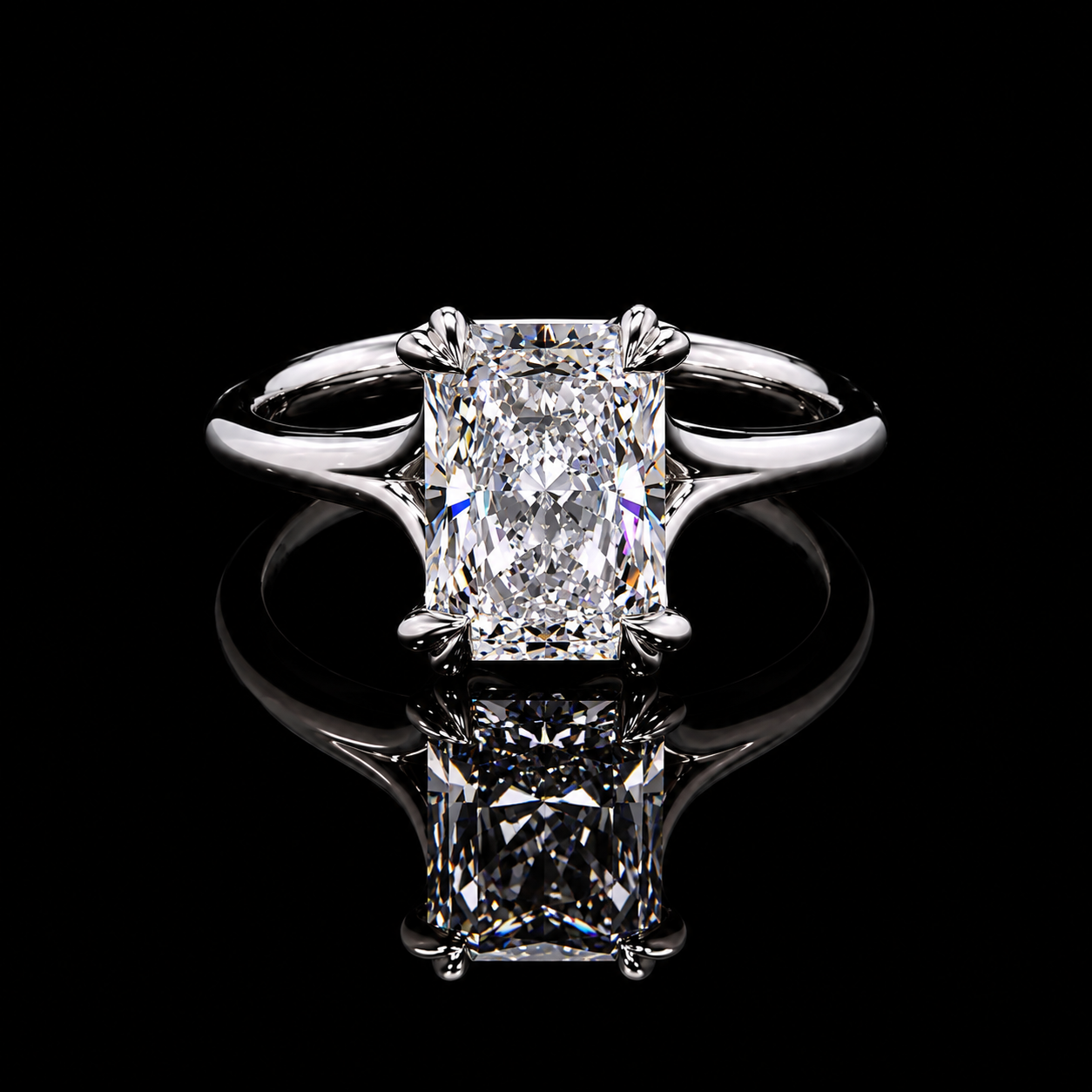 SOLITARIE LAB DIAMOND ENGAGEMENT RING
